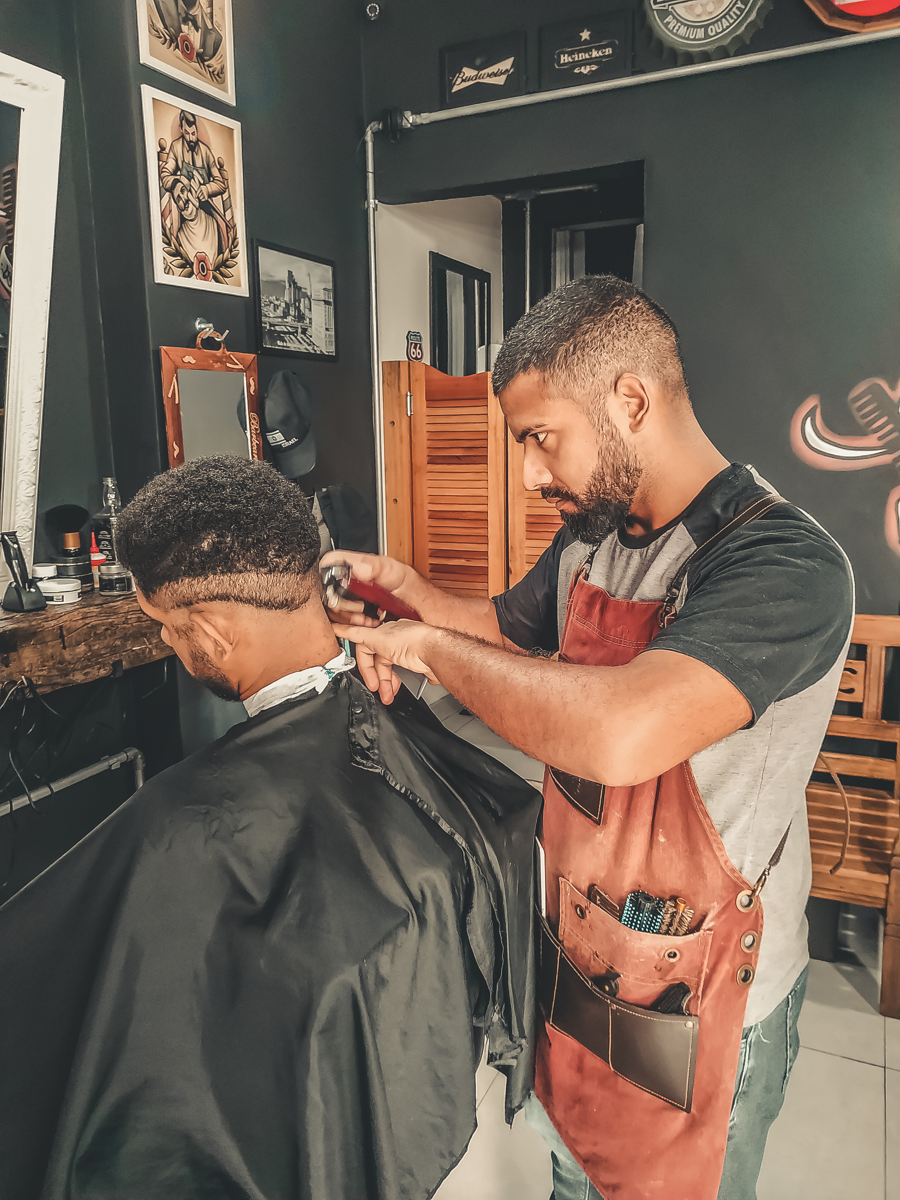 Barber portrait